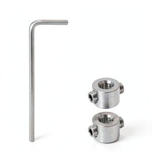 4mm Drill Stop Collar - HARFINGTON Steel Depth Ring with Hex Wrench-0