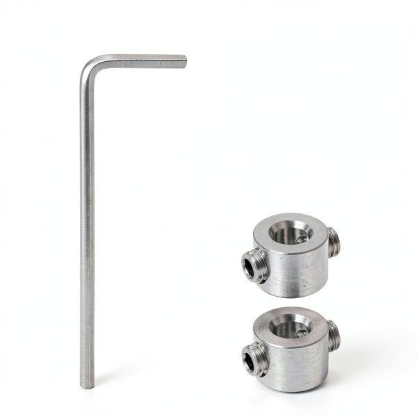 4mm Drill Stop Collar - HARFINGTON Steel Depth Ring with Hex Wrench-0