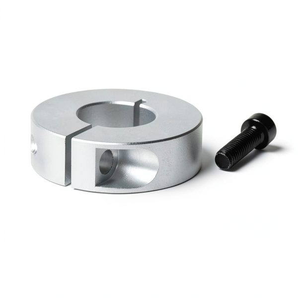 (Pack of 4) Shaft Collar Bore 20mm, Aluminum Alloy One Piece Shaft Collar Clamp Style, 40mm OD, 12mm Thickness, with M5 Set Screws-2