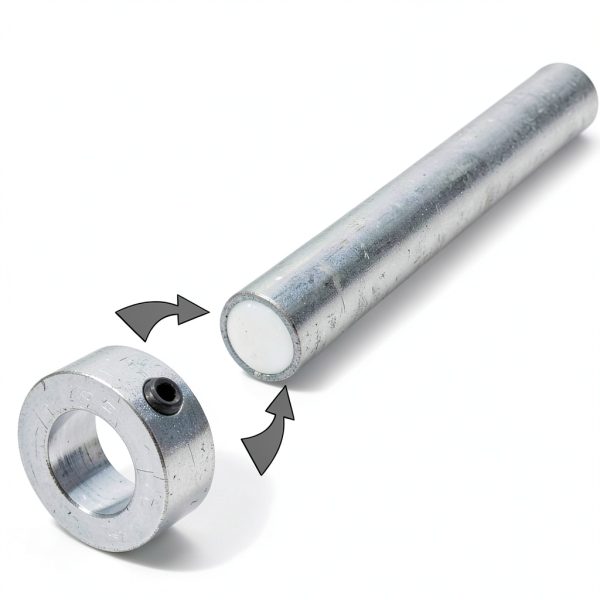 5/8" Bore Shaft Collars MUXHEL Zinc Plated Carbon Steel Clamp-On 12pcs-3