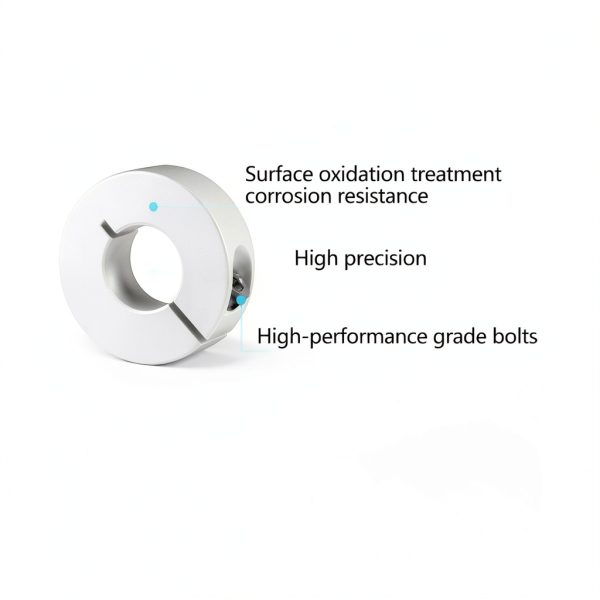 (Pack of 4) Shaft Collar Bore 20mm, Aluminum Alloy One Piece Shaft Collar Clamp Style, 40mm OD, 12mm Thickness, with M5 Set Screws-5