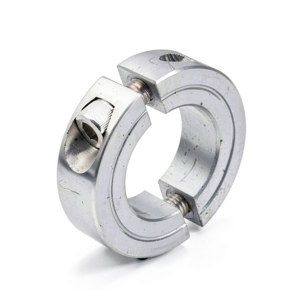 uxcell 2pcs Double Split Clamp-On Shaft Collar for 1" Shaft, Two-Piece Clamping Collar, 1-3/4" OD, 1/2" Thickness, Aluminum Alloy Set Screw Split Collar Clamp-2